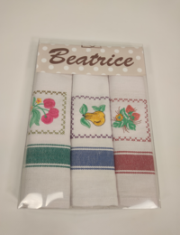 HERRINGBONE TOWEL SET PCS3 Tellini S.r.l. Wholesale Clothing